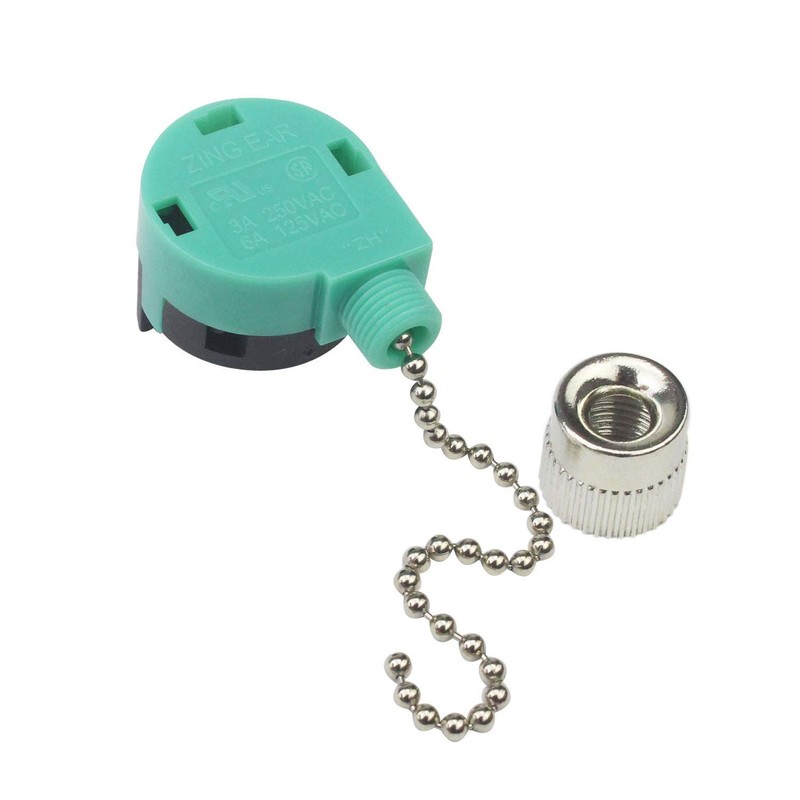 Luckkyme ZE-268S6 & ZE-208S6 Switch 3 Speed Pull Chain Control
