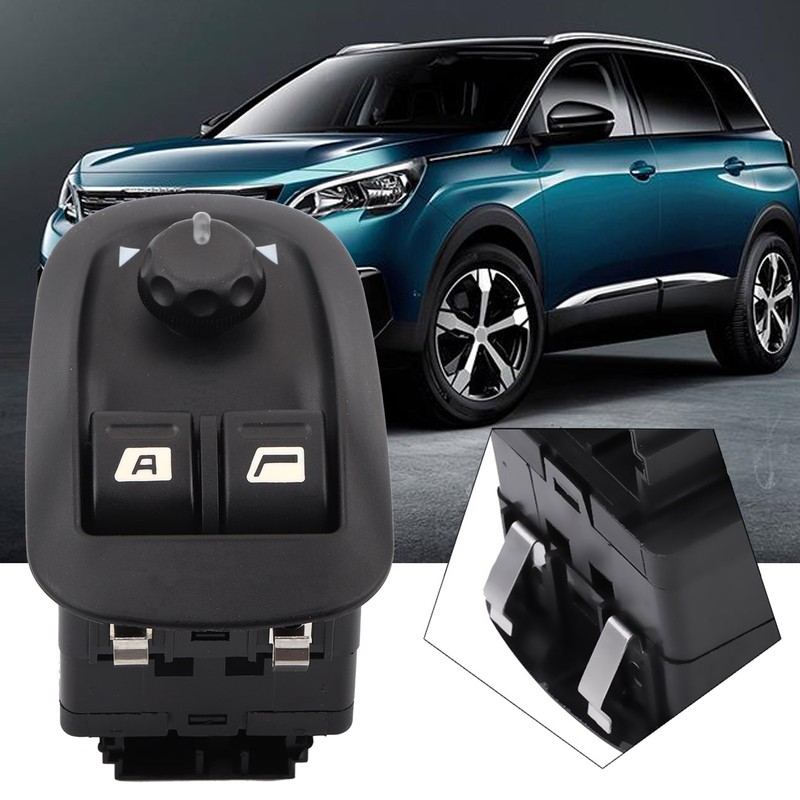 Electric Power Window Switch Mirror Button Control for Peugeot 206