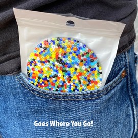 Skin Picking Pad Fidget Toy (5 Pack) Non-Sticky Silicone Brings Sensory Relief to Trichotillomania, Anxiety, ADHD & OCD