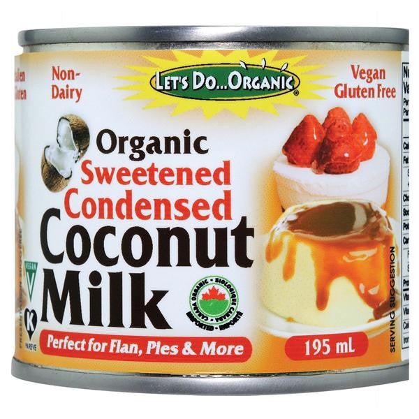 Lets Do Organic Let's Do...Organic Sweetened Condensed Coconut Milk Gluten Free 195 ml