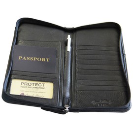Osgoode Marley RFID Zipper Travel Organizer Black