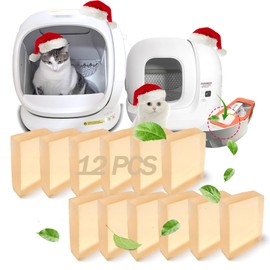 PurifyLogix Odor Remover Compatible with MeoWant Self-Cleaning Cat Litter Box, Cat Toilet Odor Control Deodorant Gel for MeoWant Automatic Litter Box, Litter Deodorizer(12 PACK)