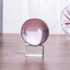 LONG SHENG 50mm(2 inch) Magic Crystal Ball Free Glass Stand
