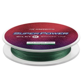 KastKing Superpower Silky8 Braided Fishing Line, Spin Fishing Line, Ultra-Thin Diameter, Smooth Surface So It Casts Longer, Highly Sensitive, No Stretch Braided Fishing Line, Abrasion Resistant