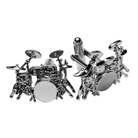 Silver-plated cufflinks Musician Conductor Student Teacher Player Gift