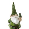 Resin Outdoor Garden Decorative Statuary,Gnome with Frog