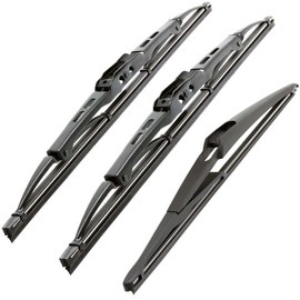 Recambo Windscreen Wiper Front and Rear Compatible with Toyota Auris, Type E15, Year of Manufacture 2006-2015 (Set of 3: 650 mm / 400 mm / 300 mm)
