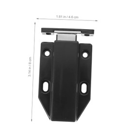 SHINEOFI 4pcs Magnetic Push Latch Touch Open Cabinet Accessory for Kitchen Closet Cupboard No Handle Required Durable for Use Automatic Close Mechanism