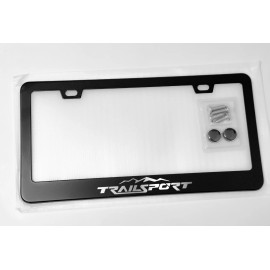 Gearhead Frames Honda TrailSport  License Plate Frame Premium Black Metal with Screws