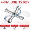 Teokantz Pack of 2 Universal Keys Control Cabinet Key 4