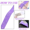 MLGDA 6 Rolls Self Adhesive Dream Purple Crystal Rhinestone Strips
