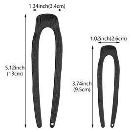 6 Pcs Metal U Shaped Hair Pins French Hair Pin Hair Stick Fork Vintage Chignon Pins Hair Clips Updo French Long Hair Hairstyle Accessories for Women