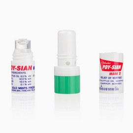 3 Pack-POY-SIAN 2-in-1(Incense+Oil) Nasal Inhaler, Great for Cold,Vertigo,Anti Fatigue,Refreshing,Heatstroke and Mosquito Bites