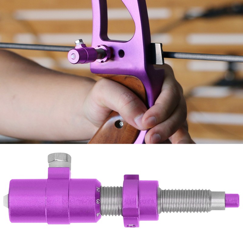 Recurve Bow Stabilizer Side Cushion Plunger Aluminium Alloy Plastic Outdoor
