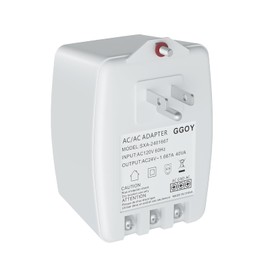 24VAC 40VA Plug in Doorbell Transformer Compatible with Ring, Nest, Eufy, Wyze Video Doorbell, All of Doorbell Nest Ecobee Sensi and Honeywell Thermostat,with PTC Fuse