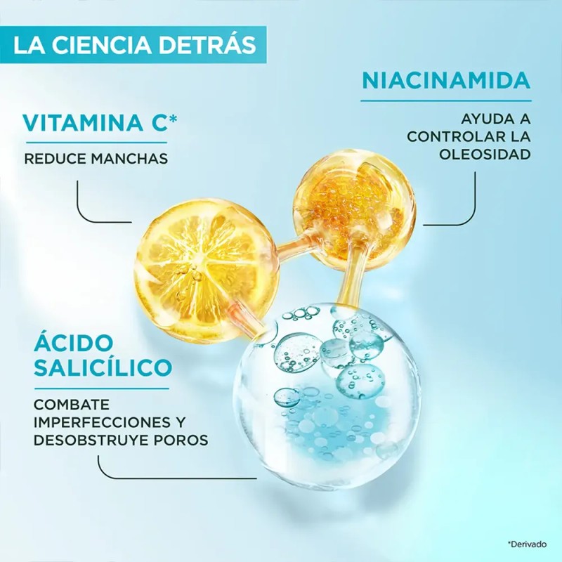 Kit Garnier rutina express aclara anti-imperfecciones ácido salicílico