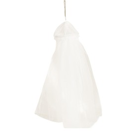 Dollhouse Bed Curtain,1:12 Scale Dollhouse Mesh Bed Curtain,Miniature Doll house Bedroom Decor Accessories Furniture,Diy Crafting Tiny Furniture, for Dollhouse,Photo Prop and Gift (White)