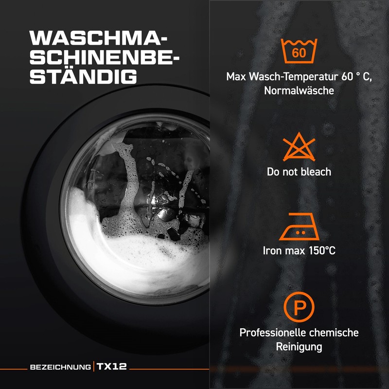 Portwest Portwest Texo Kontrast Latzhose, Größe: L, Farbe: Schwarz, TX12BKRL