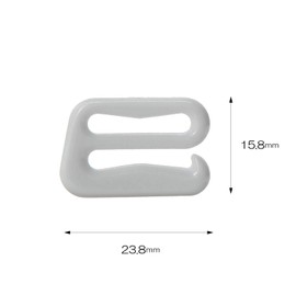 KIYOHARA sankokko- Rosettes Pack of 6 16 mm White SUN16 – 127 