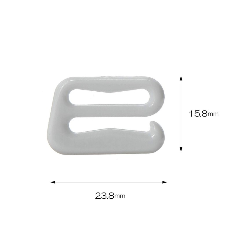 KIYOHARA sankokko- Rosettes Pack of 6 16 mm White SUN16 – 127 