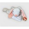 TY Pillow Pals 1997 Clover the White Bunny Plush Beanie