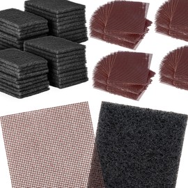 CUSINIUM 40-Pack Griddle Cleaning Pads + 80-Pack Grill Screens