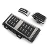 Foot Pedal Set Accelerator Brake Footrest Pads Anti Skid Rubber
