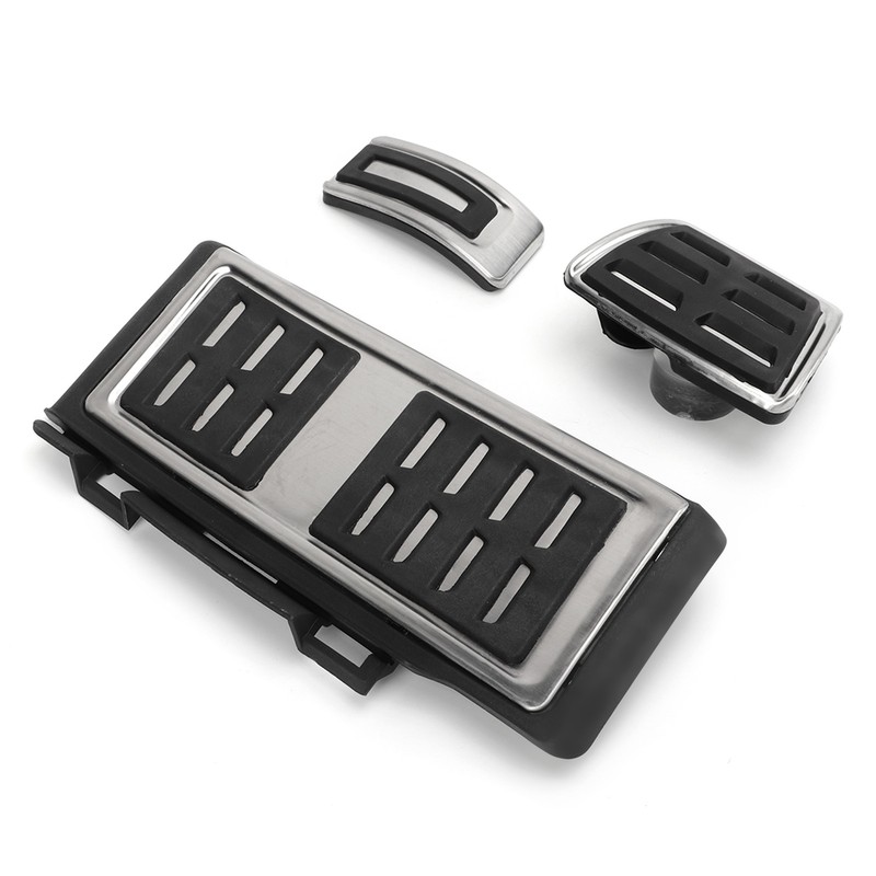 Foot Pedal Set Accelerator Brake Footrest Pads Anti Skid Rubber