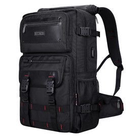 WITZMAN Carry On Travel Backpack for Men Duffle Bags Fit for 17 Inch Laptop Airline Approved Laptop Backpack(B685 Black)