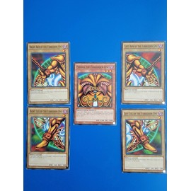 Exodia The Forbidden One - YuGiOh Legendary Decks II Yugi's God Card 5 Card Set LDK2-ENY04, LDK2-ENY05, LDK2-ENY06, LDK2-ENY07, LDK2-ENY08
