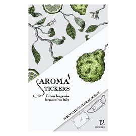 Aromastickers Aromastickers for Masks [Bergamot], Pack of 12