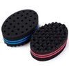 4 Pcs Small Holes Hair Twist Sponge, Barber Curl Sponge