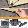 20Pack Double Roller Catch Door Latch Cold Rolled Steel Stay