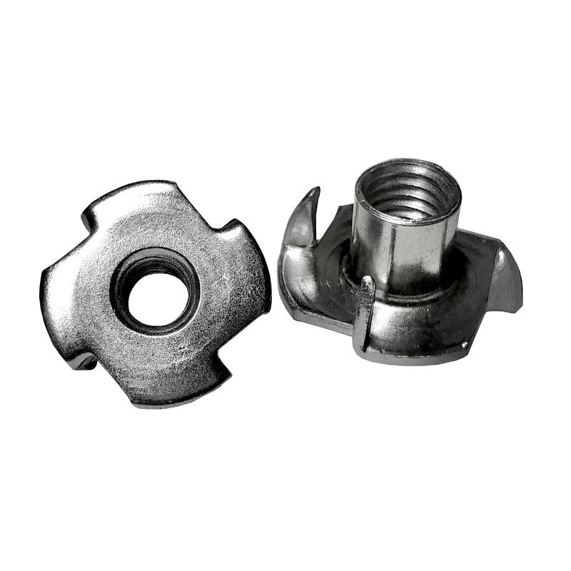 T Nuts Four Pronged Tee Nuts Zinc Plated Steel Anchors