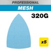 Trend Professional 100 x 150 mm Detail Sanding Pads, 320