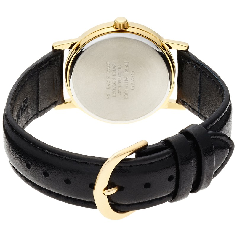 Casio import MTP-1095Q-7B Analog Watch, Black, Dial color - white,
