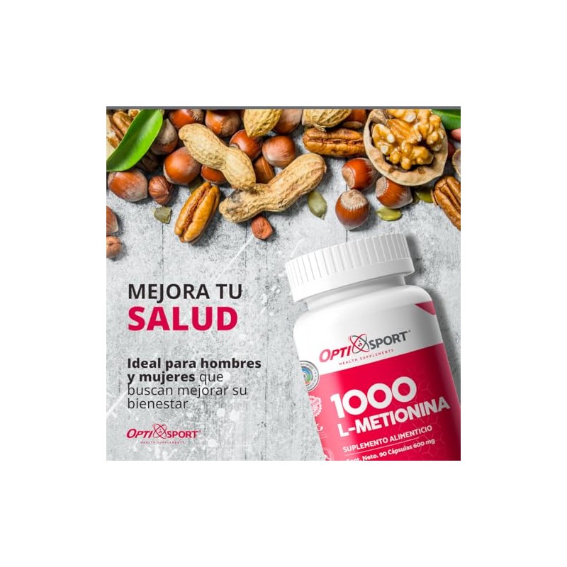 L-Metionina 1000 con 90 caps.