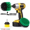 3 Rotary Power Scrub Brushes for Tile, Grout, Shower, Tub,