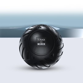 TRNR Trainer Massage Ball, Stretch, Myofascial Release, Stiff Shoulders, Pressure Points, Improves Stiffness, Acupressure, Black