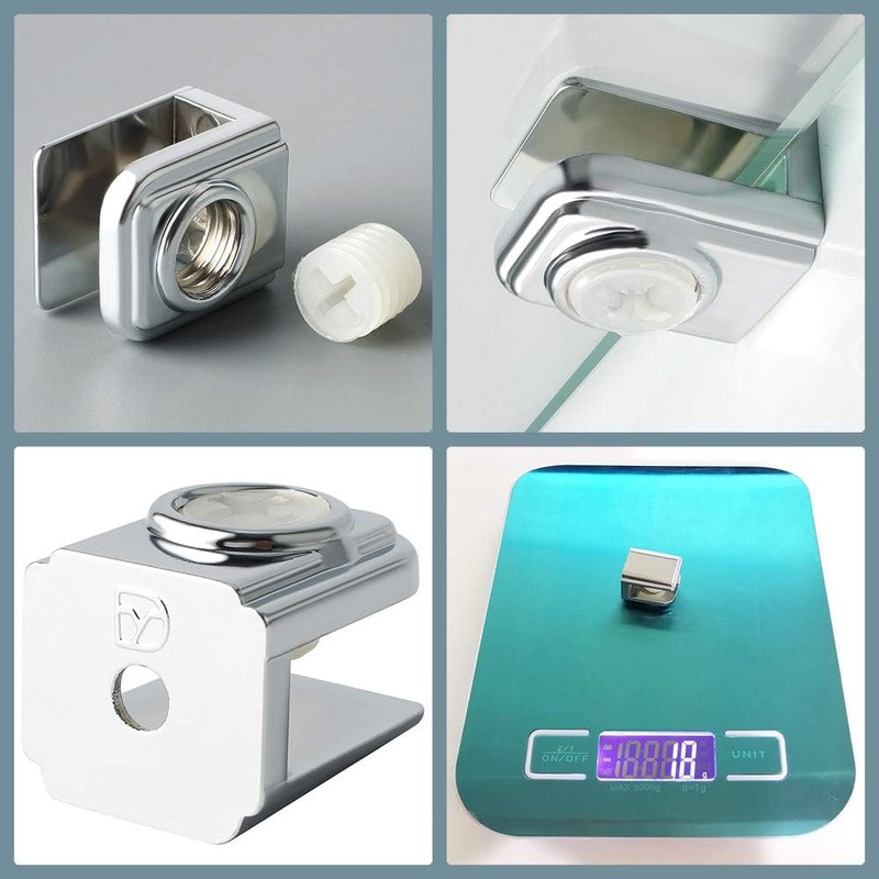Sayayo Solid Glass Clamp Glass Hinge Glass Shelf Support Wall