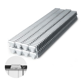 KAMSIN CL-4 Vertex Fastener 7/8-Inch(22mm) Crown Hartco Clips 960 PCS Galvanized M66 Clinching Clips, Staples for Wire Fencing Clinching Tool Clinch Clip Clipper Gun Spring Mattress