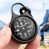 Compass with Carabiner Hook, Pocket Compass Key Holder with Compass