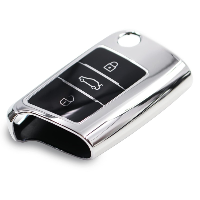 Finest Folia Car Key Case for 3-Button Car Key TPU
