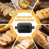 COWORM 10x5 Cast Iron Loaf Pan with Lid - 2