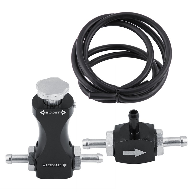 Adjustable Bilateral Turbo Tee Bleed Valve Manual Boost Controller Kit