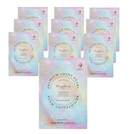 Raphael Premium Shiny Pearl Brightening Mask Pack 30ml 10 sheets / 라파엘 프리미엄 샤이니펄 브라이트닝 마스크팩 30ml 10매