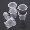 Sauce Pots with Lids, 100 Pcs 1oz / 25ml Plastic