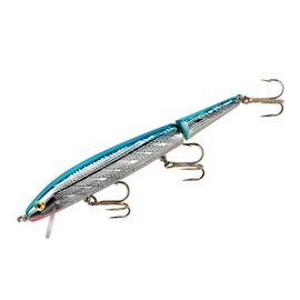 Rebel Lures J2003S Jointed Minnow, 7/16 oz, 4-1/2", Silver/Blue