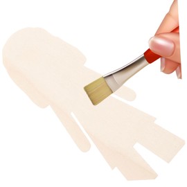 COHEALI 20pcs Unfinished Wooden People Cutouts for DIY Crafts Durable Wood Shapes for Painting Creative Party Decorations Home Ornaments and Family Handicrafts