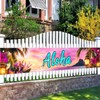 BlissYard Summer Hawaiian Aloha Banner 118 x 20 inch Hawaii